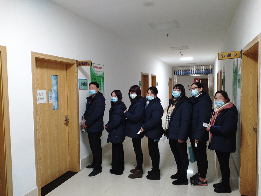 關(guān)愛員工健康--虹潤(rùn)公司組織全體員工體檢